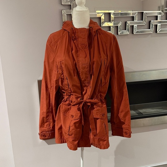 L.L. Bean Rust Orange Jacket size XL - Picture 7 of 7